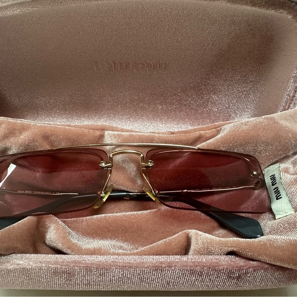 MIU MIU square pink lens - Picture 2 of 4